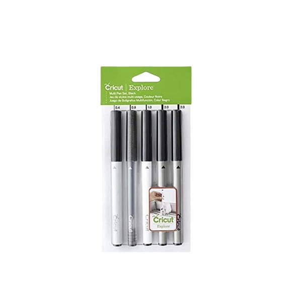 Cricut BLACK Multi Pen Set for Maker & Explore Air 2 Machines, 5 pieces - Picture 4 of 6